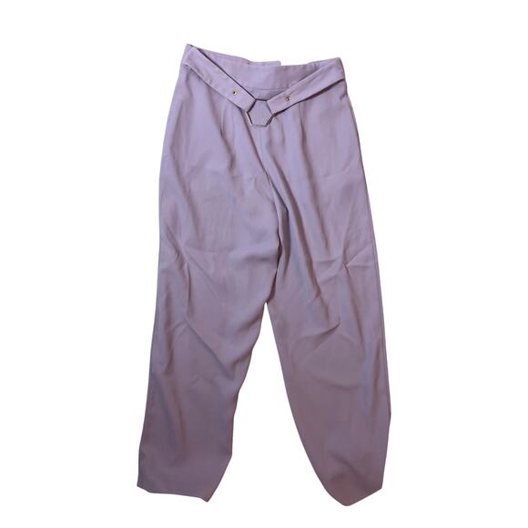 Topshop Tailored Wide Leg Lilac Pants Women’s Size 8 – High Waist Dress Trousers - Picture 4 of 5